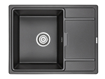 Кухонная мойка Paulmark FLUGEN 50-650 PM216550-BL 65х50 цвет черный